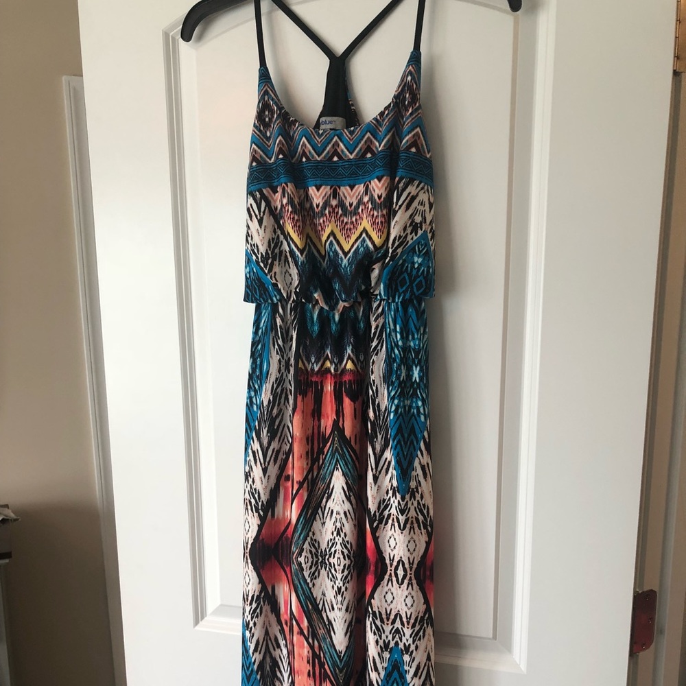 Maxi dress. Aztec print. XS.